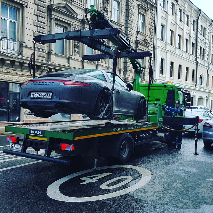 Towing car